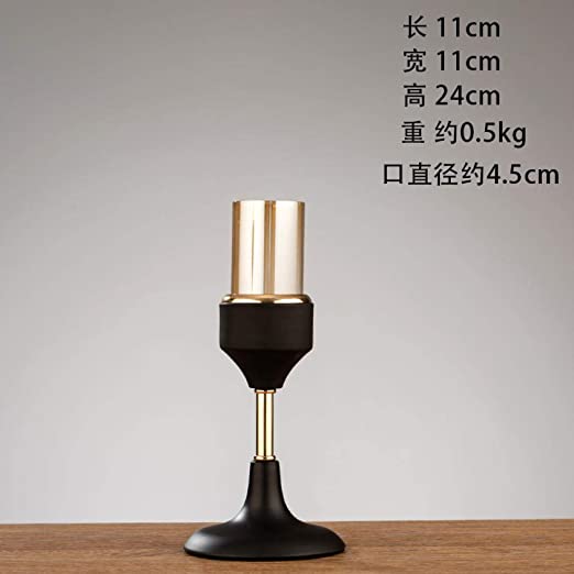 Amazon.com: ANNISOUL European Light Luxury Glass Candle Holder .
