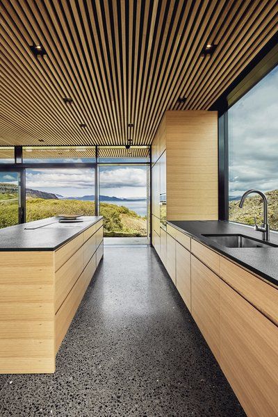 Photo 11 of 13 in A Timber-and-Concrete Summer House in Iceland .