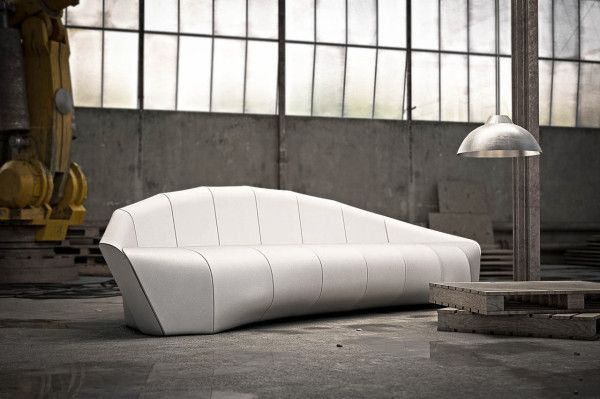 A Sofa Modeled After Ferdinand von Zeppelin's Airship | Modern .