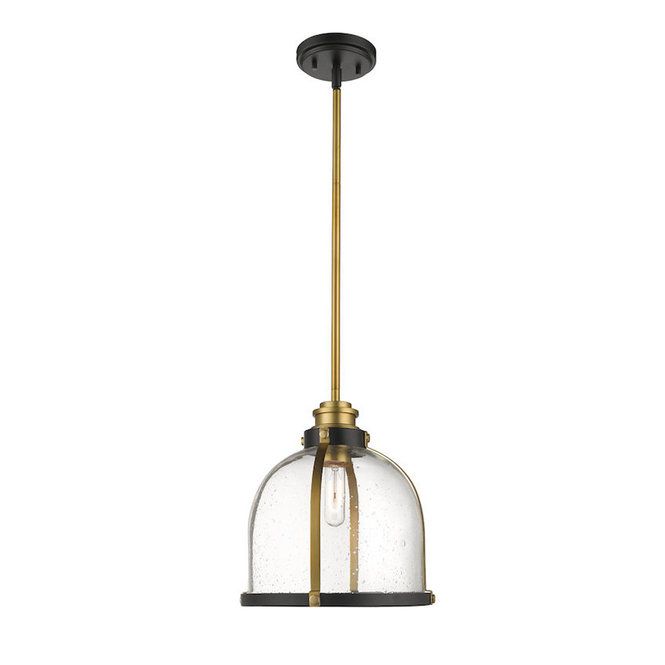 Straps and Bolts Seeded Pendant - Large | Glass pendant light .