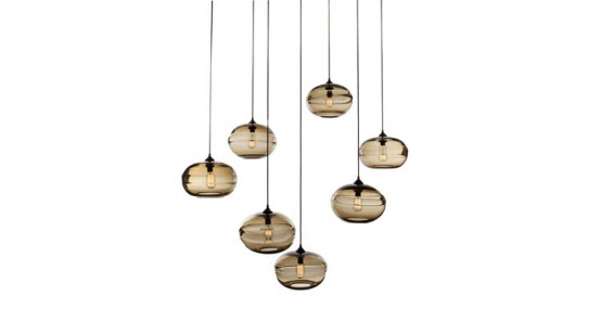 Modern And Stylish Clear Band Pendant Lamps Collection - DigsDi