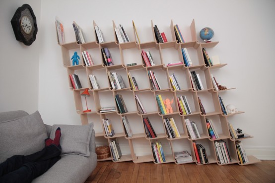 contemporary bookshelves Archives - DigsDi