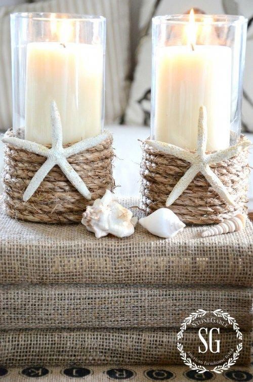 A modern chalet style decor | Diy candle holders, Pottery barn .