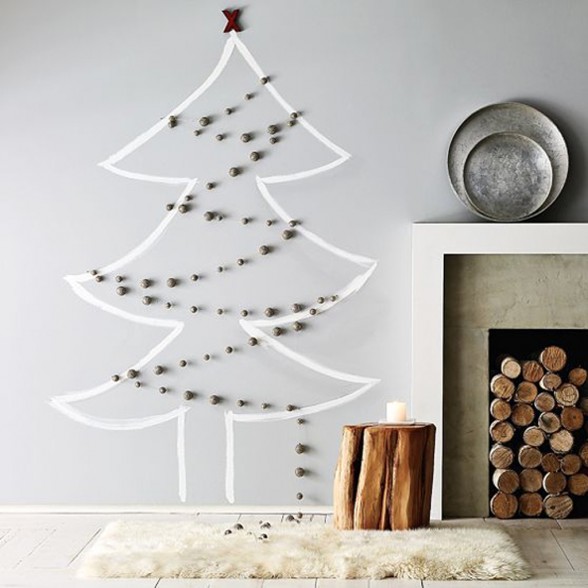 Modern Holiday Interiors - 10 Christmas Tree Alternativ