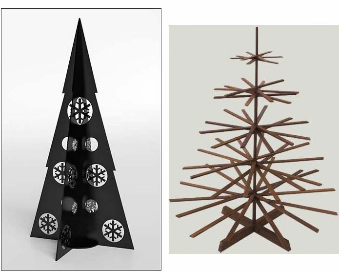 Holiday Sparkle: Holiday Tree Alternatives with Modern Design .