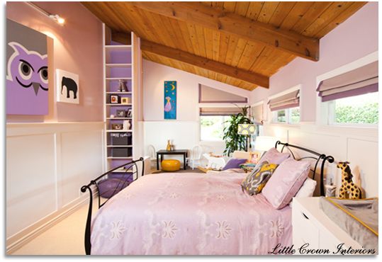 Modern Girl's Bedroom | Big girl bedrooms, Grey bedroom design .