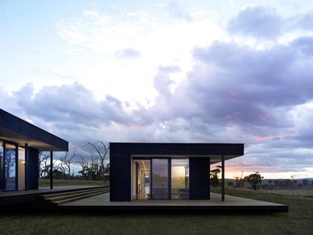 This modular home in Australia is made up of several structures .