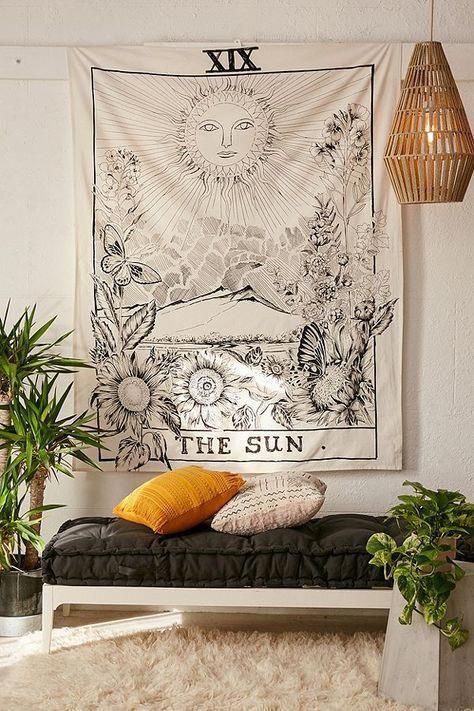 Tarot Tapestry | Bohemian bedroom decor, Room decor, Dec