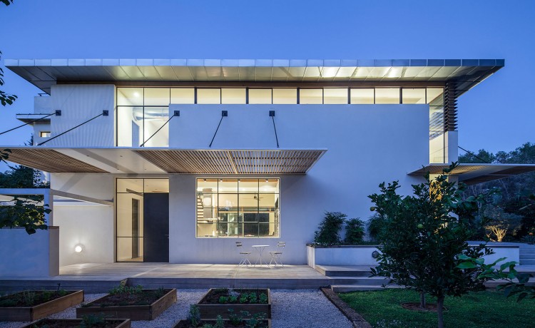 Modern House With Japanese Aesthetic On The Jerusalem Hills - DigsDi
