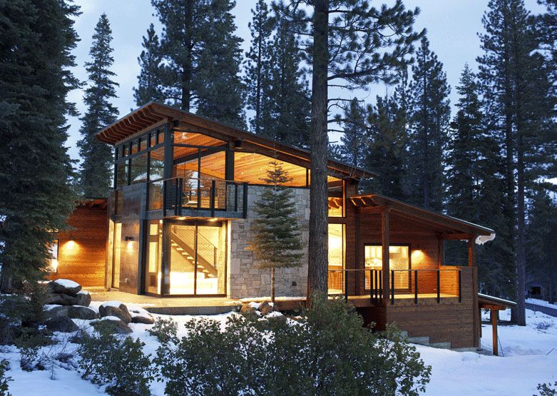 modern mountain homes - Google Search … | Modern mountain home .