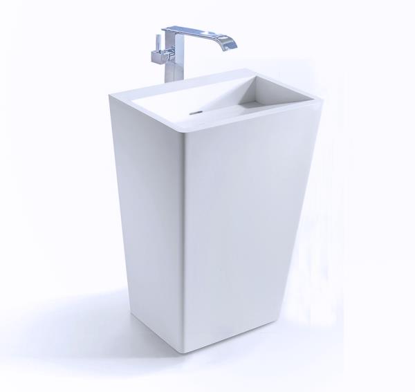 Bathroom Pedestal Sink - Single Pedestal Sink - Modern Sink .