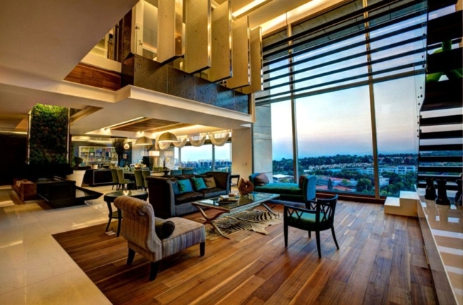 Penthouse apartment with modern furniture – Life of Luxury .