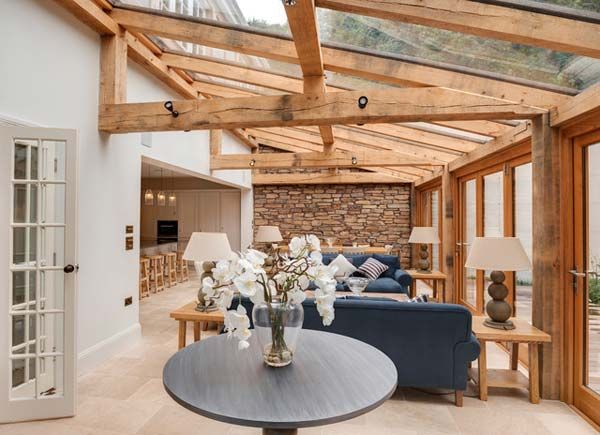 25+ Wonderful Ideas To Design Your Space With Exposed Wooden Beams .