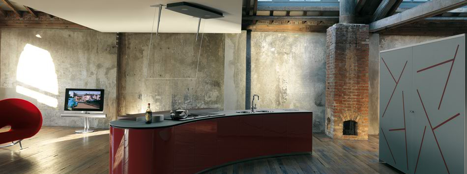 Modern Rustic Kitchen by Alessi