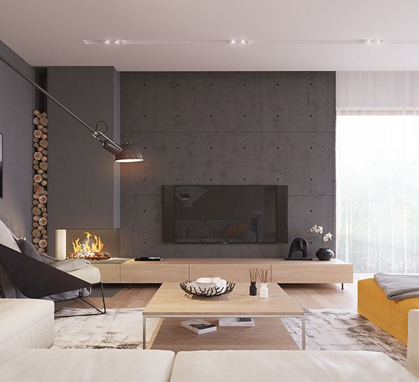 Kolodishchi Interior Design | Modern scandinavian bedroom design .