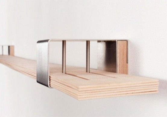 Modern Very Flexible Shelf System For Really Unusual Interiors .