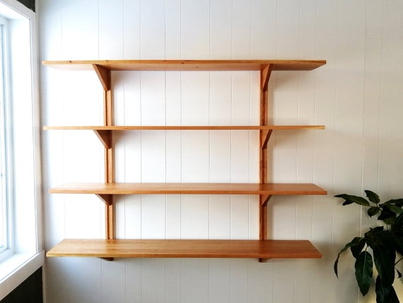 CLARA 4 SHELVES Modular shelving Wall mounted bookshelves | Et