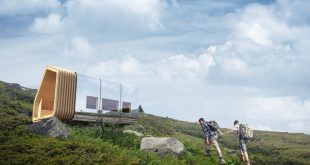 This Modular Mountain Shelter Is Net-Zero and Can Be Delivered via .
