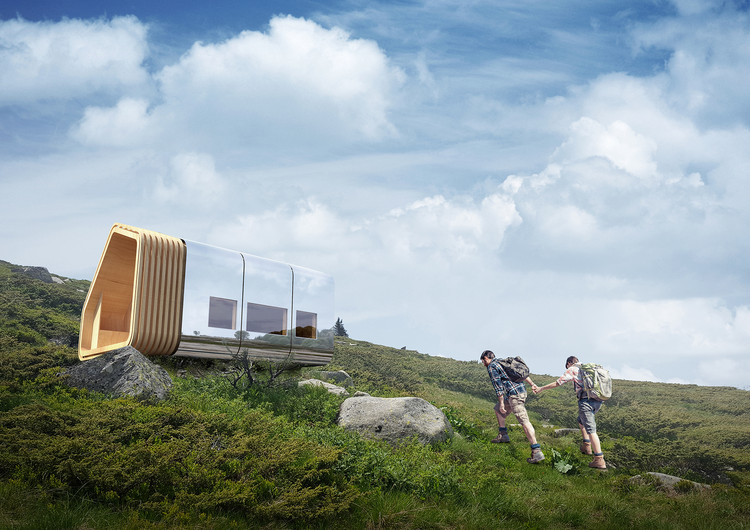 This Modular Mountain Shelter Is Net-Zero and Can Be Delivered via .