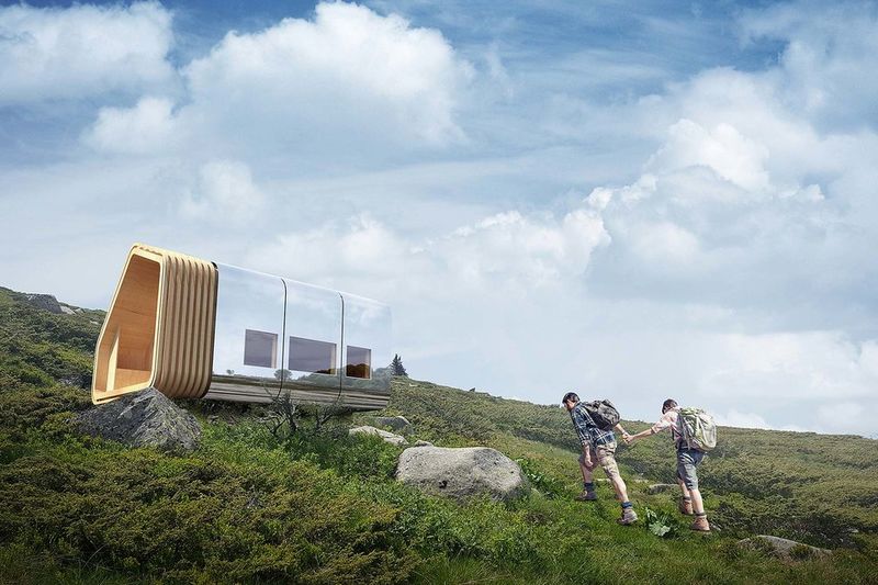 Sustainable Mountain Cabins : smart mountain shelt