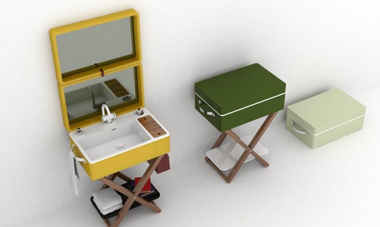 My Bag Washbasin That Turns Into A Portable Case - DigsDi