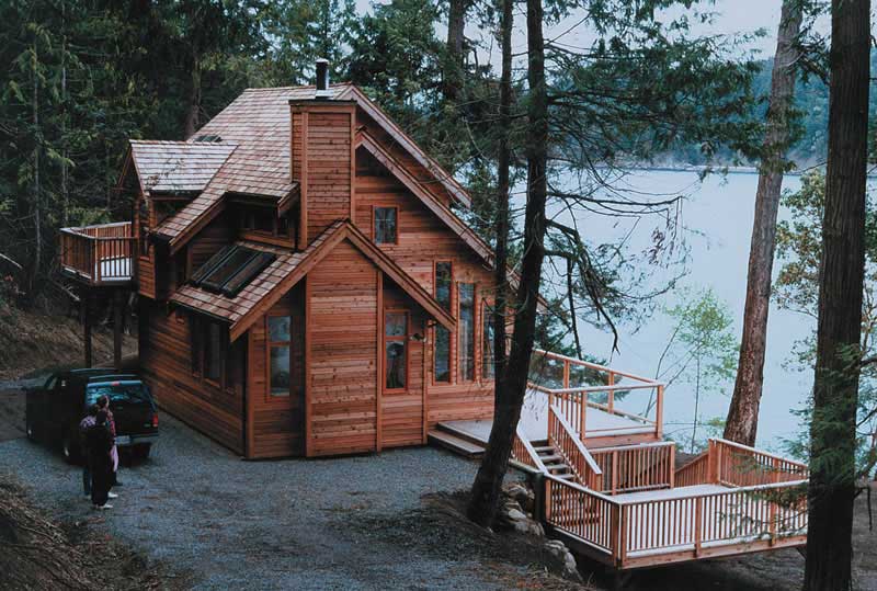 3 Bedroom, 2 Bath Cabin Plan with Sundeck - 1235 Sq