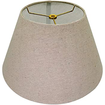 Medium Lamp Shade, Alucset Barrel Fabric Lampshade for Table Lamp .