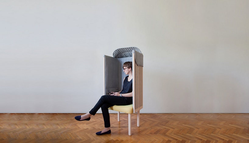 Offline chair blocks off mobile and WI-FI signals on Behan