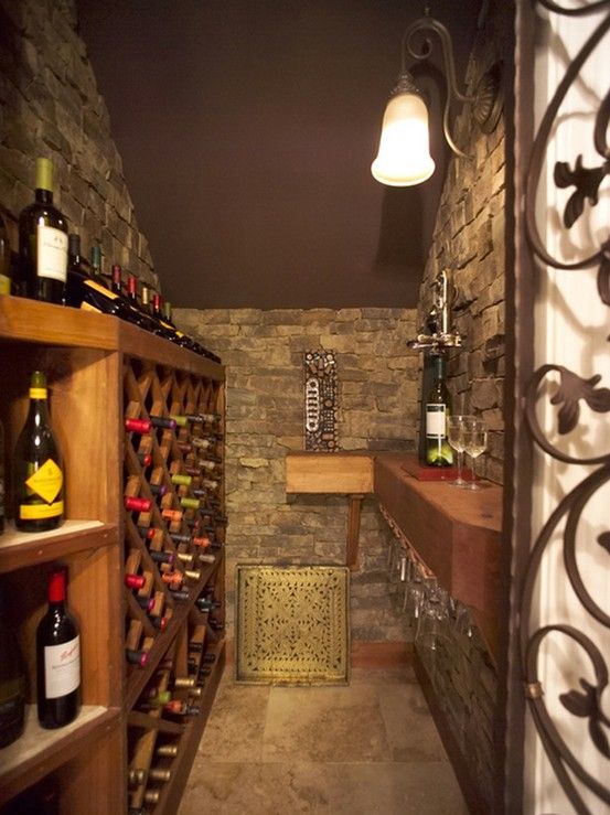 Yes! Closet under the stairs turned into wine cellar | Home wine .