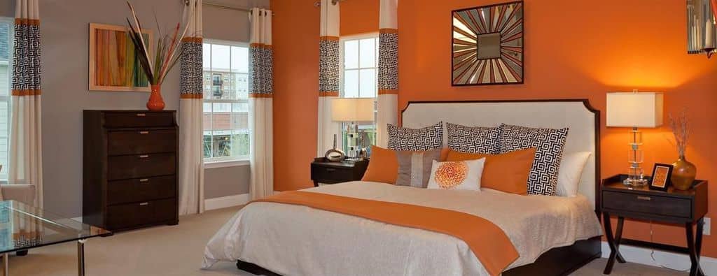 Colors that Go Well with Orange for Interior Design in 20