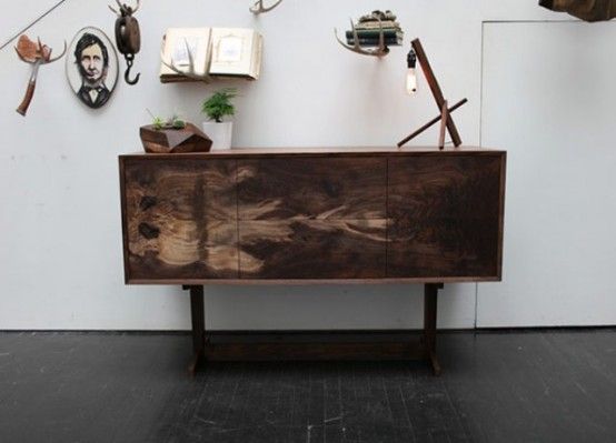 Oregon Black Walnut Furniture With Natural Patterns | DigsDigs .