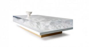 Oriental Landscape Sculpture Tea Table With A Philosopical Twist .
