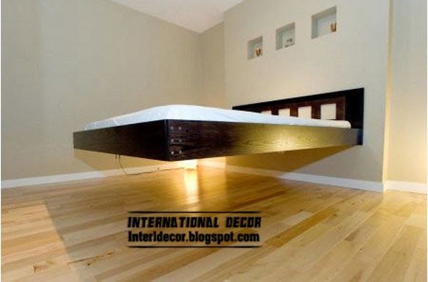 floating bed, creative beds for modern interior | Bedroom bed .