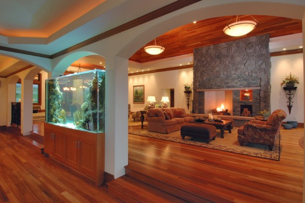 24 Original Ideas with Aquarium in Home Interi