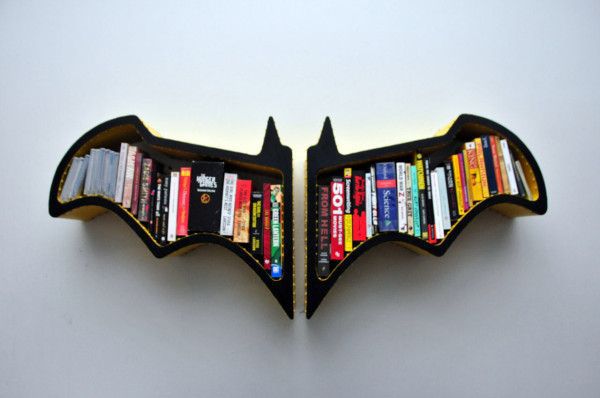 Batman Bat-Shaped Bookshelf | Home decoration | Pintere