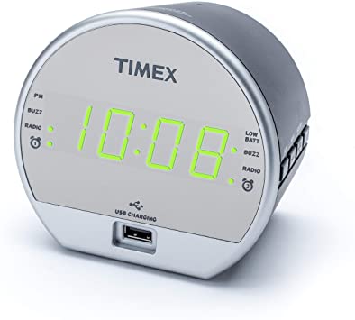 Amazon.com: Timex T2352 Dual Digital Alarm Clock, FM Radio, Built .