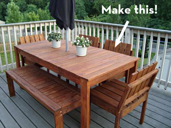 Make It: A Simple Outdoor Dining Table on the Cheap! | Outdoor .