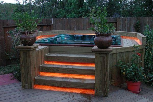47 Irresistible hot tub spa designs for your backyard | Hot tub .