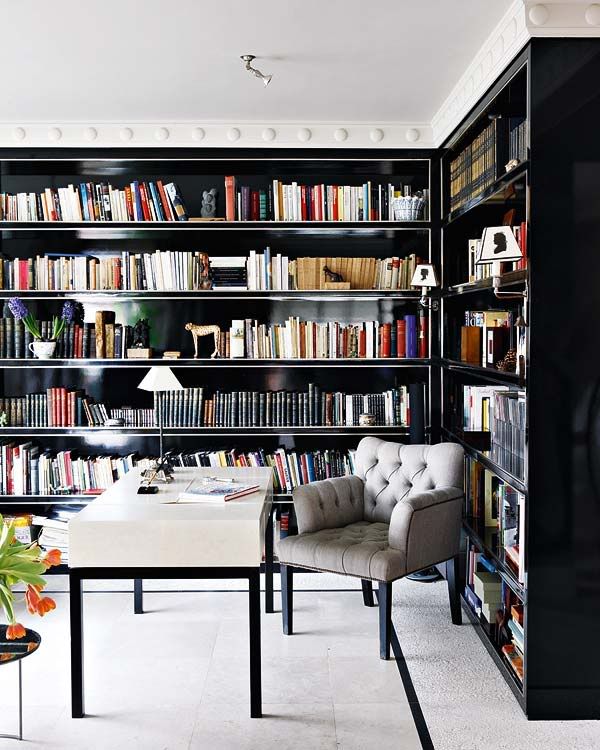 Pin by Salah Ben Ali on Bookshelfs | Home library design, Home .