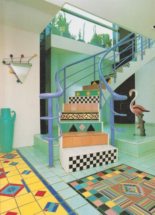 1980s furniture | Tumblr | Retro interior, 80s interior design .
