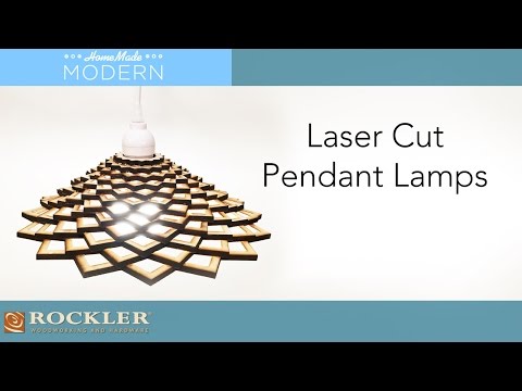 Laser Cut Pendant Lamp Project | HomeMadeModern - YouTu