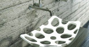 Penta Vessel Sink Of Two Contrasting Materials | Sink design .