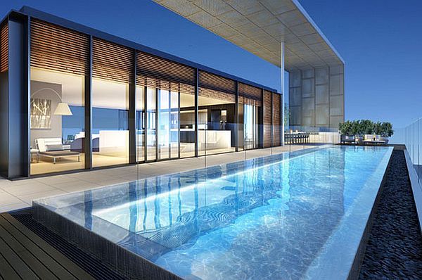 The Hyde penthouse - pool rooftop terrace - Decoist | Luxury .