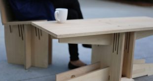 Modern Knock Down Plywood Furniture Made With No Screws - DigsDi