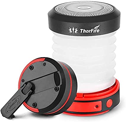 Amazon.com: ThorFire LED Camping Lantern Lights Hand Crank USB .