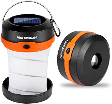 Amazon.com: HISVISION Solar Powered LED Camping Lantern .