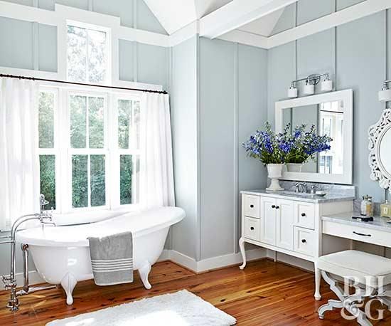 Traditional Bathroom Decor Ideas | White bathroom decor .