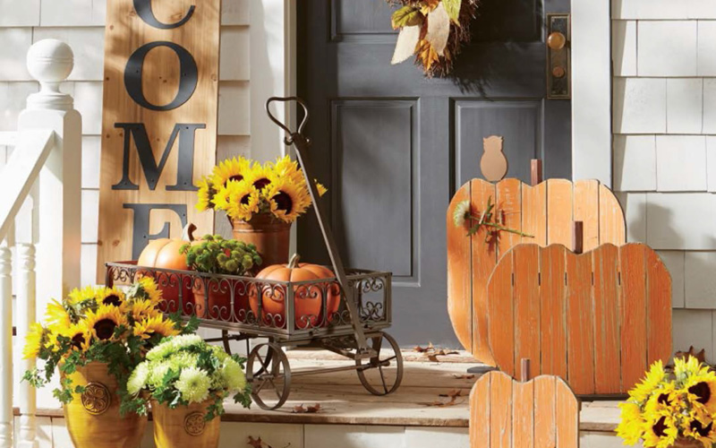 Fall Porch Decorating Ide