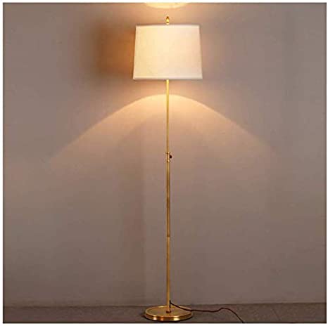 Fashion Pure Copper Reading Floor Lamp Modern Minimalist Bedroom .
