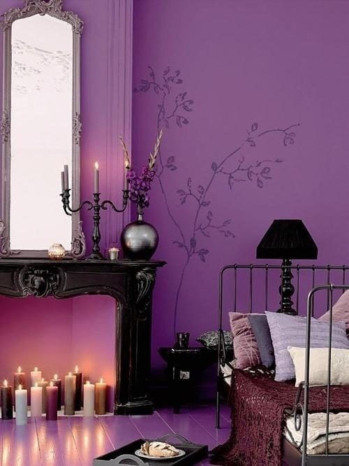 Purple Accents In Bedrooms – 51 Stylish Ideas | Romantic purple .